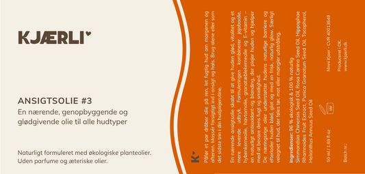 ANSIGTSOLIE #3 - GLØD