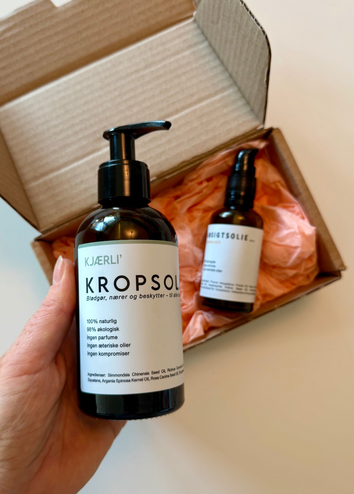 KROPSOLIE + ANSIGTSOLIE - BUNDLE